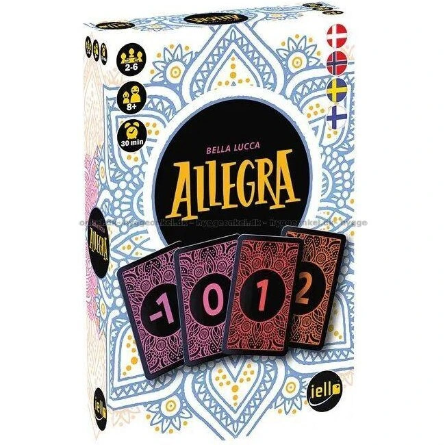 Allegra kortspil (dansk) — 2-6 spillere