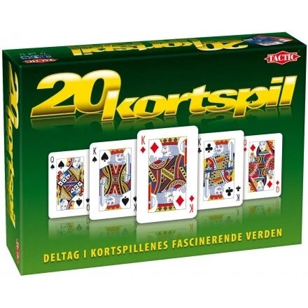 20 Kortspil - Hukommelse & Koncentration (7+)