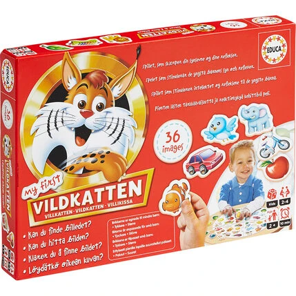 Vildkatten My First – junior iagttagelsesspil (36 motiver)