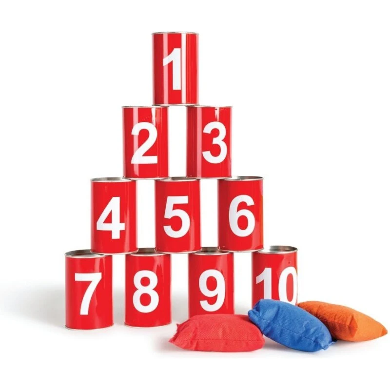 Buiten Speel Havespil - Dåsekast 10 dåser & 3 ærteposer (3+)