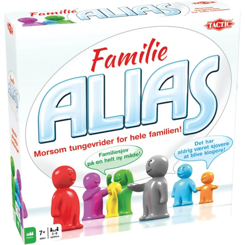 Tactic Familie Alias brætspil, fra 7 år
