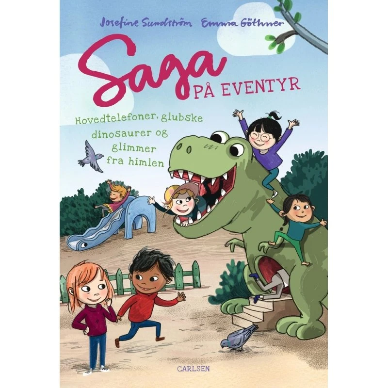 Saga på eventyr – Glubske dinosaurer og glimmer