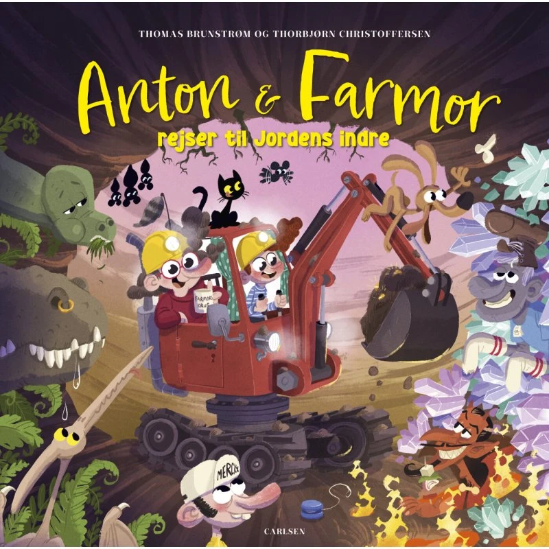 Anton og Farmor: Rejser til Jordens Indre - Bog