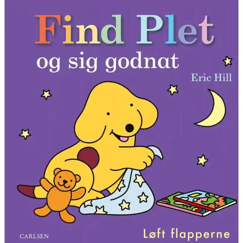 Find Plet og sig godnat – flapbog af Eric Hill