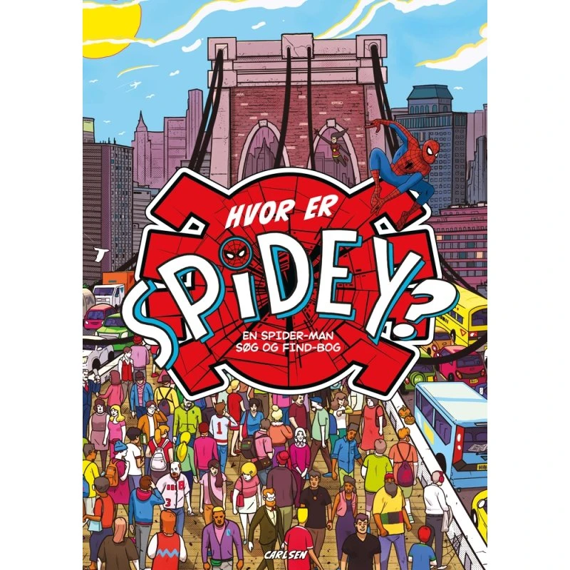 Hvor er Spidey? Søg og find-bog