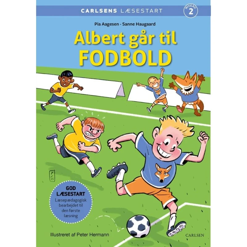 Albert går til fodbold – Carlsens Læsestart niveau 2