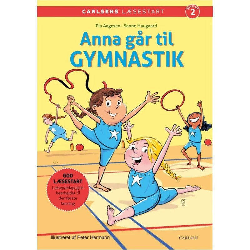 Carlsens Læsestart: Anna går til gymnastik (niveau 2)