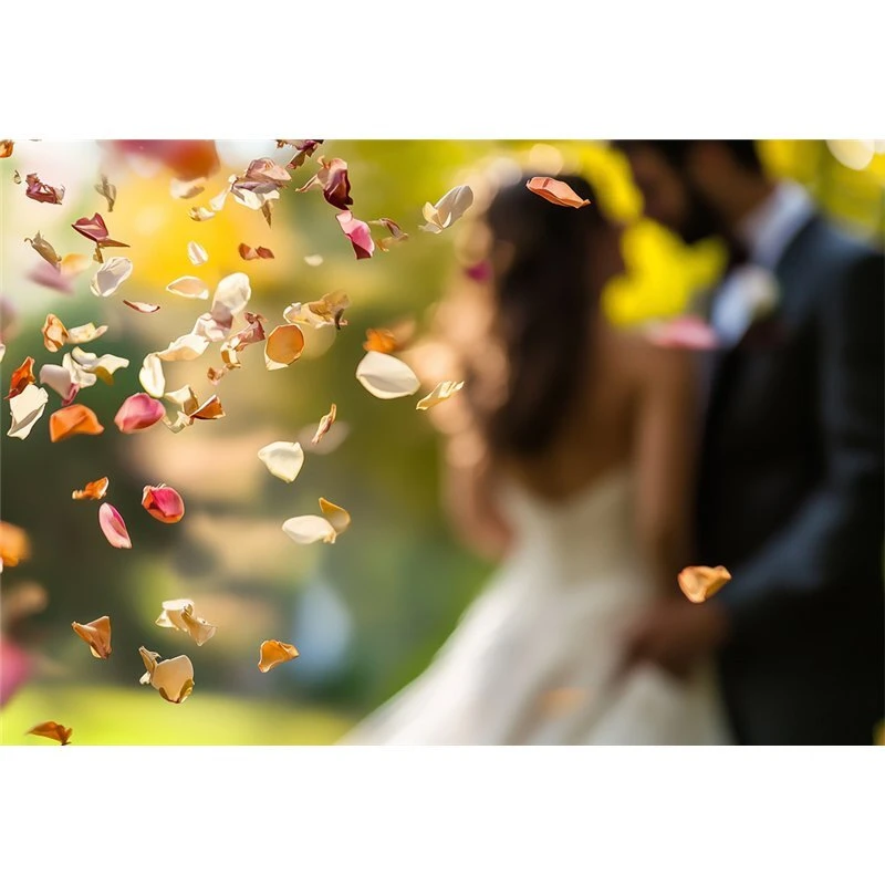 Rosekonfetti 400 g Farvemix – Tørrede rosenblade