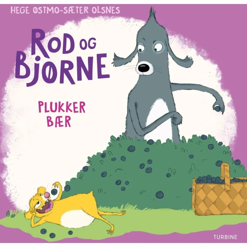 Rod og Bjørne plukker bær - børnebog