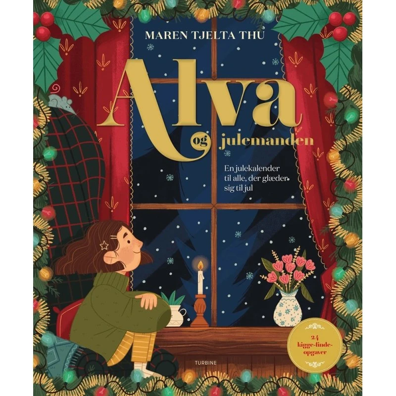 Alva og julemanden – julekalenderbog