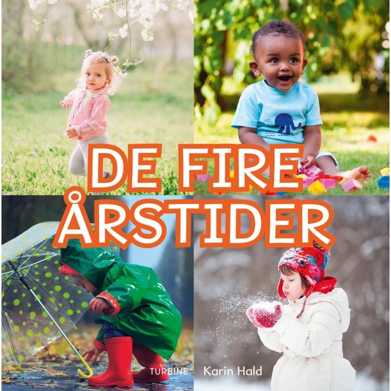 De fire årstider – solid papbog af Karin Hald