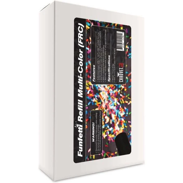 Chauvet DJ Funfetti Refill - Multifarvet (2 komplette påfyld)