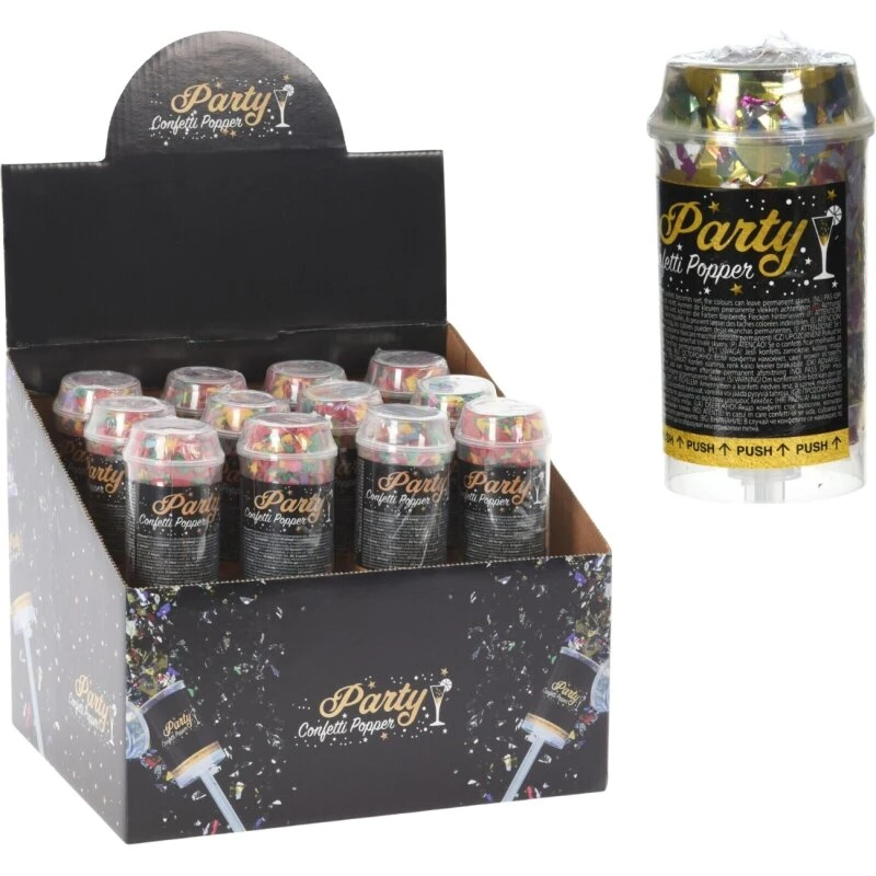 Excellent Houseware Party Confetti Popper 175x5 cm