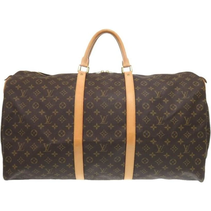 Louis Vuitton Keepall 60 Monogram - Brun (60×32×25 cm)