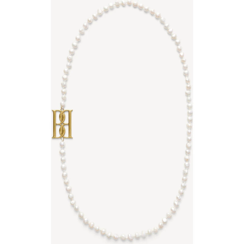 By Malene Birger Perlehalskæde 89 cm (soft white)