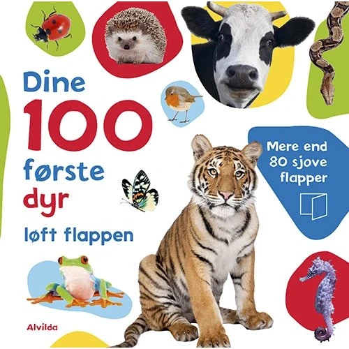 Dine 100 første dyr – Løft flappen (80+ flapper)