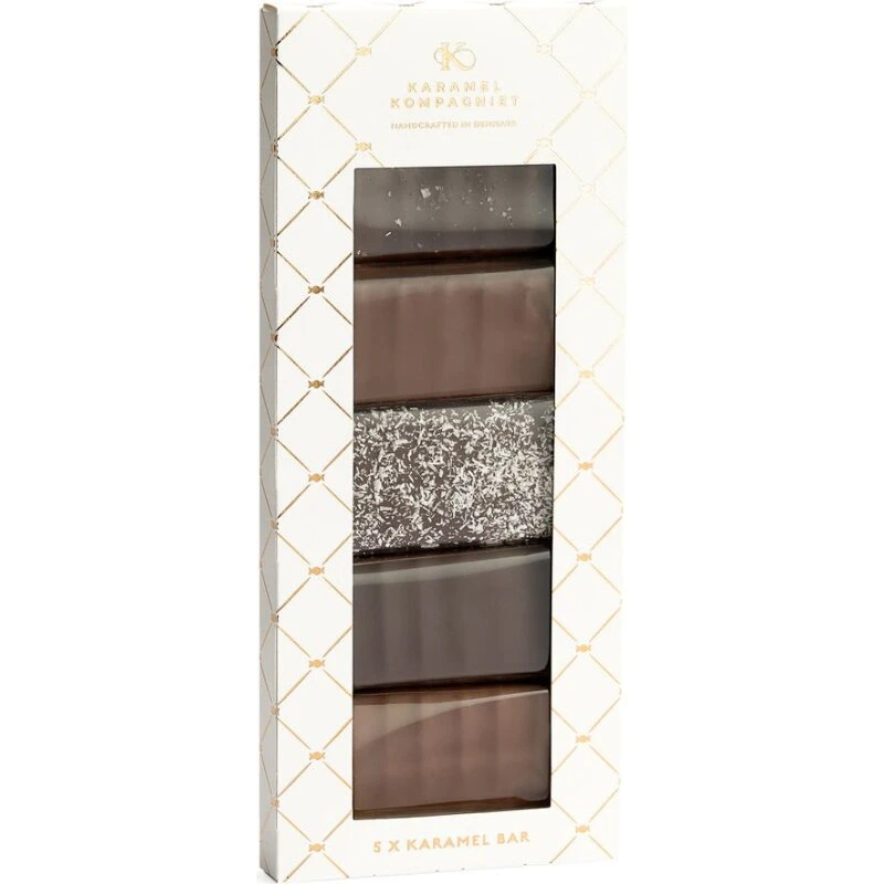 Karamel Kompagniet karamelbar gaveæske, 3 stk.