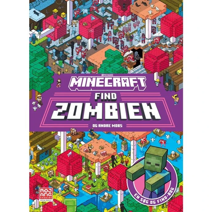 Minecraft: Find zombien – Søg og find-bog