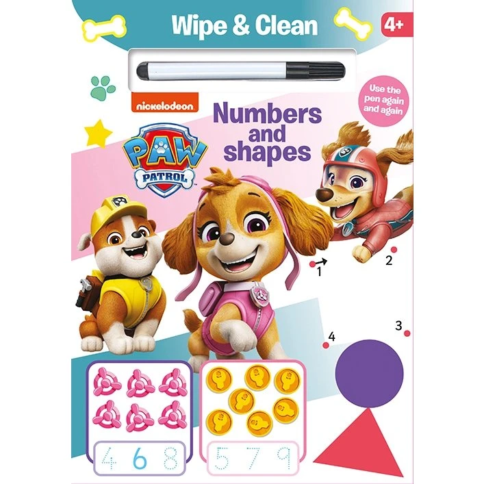 Paw Patrol - Skye: Skriv og visk ud aktivitetsbog