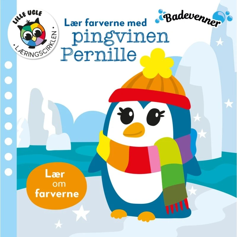 Badebog: Lær farverne med pingvinen Pernille