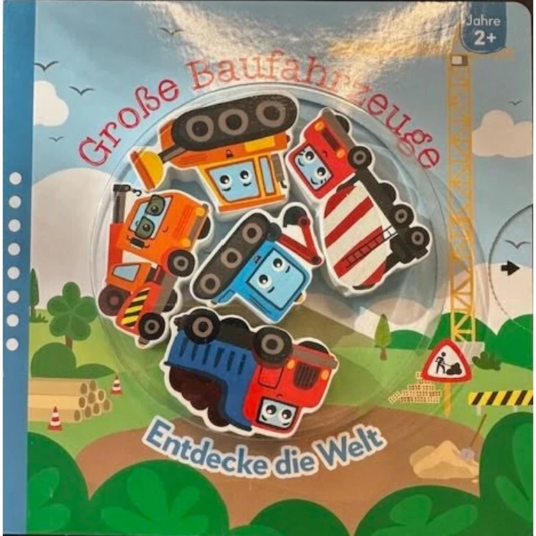 Grosse Baufahrzeuge – Tysk børnebog om store maskiner