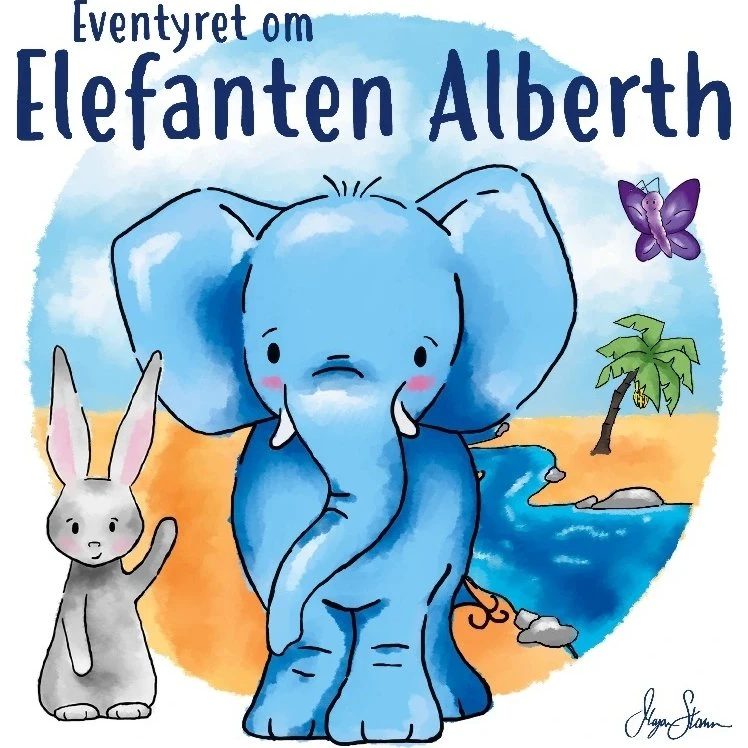 Eventyret om elefanten Alberth - børnebog
