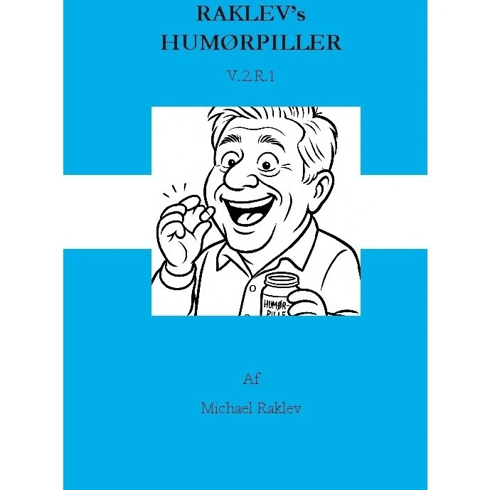 Raklevs Humørpiller – humorbog af Michael Raklev