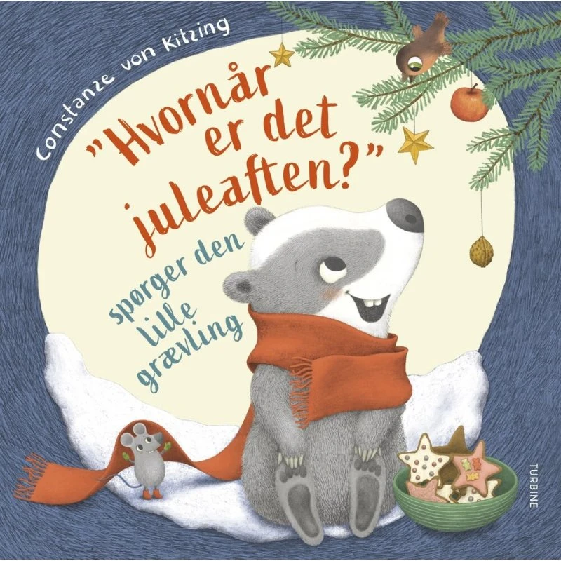 Hvornår er det juleaften? – Børnebog om den lille grævling
