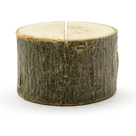 6 stk. Bordkortholdere i birketræ, natur