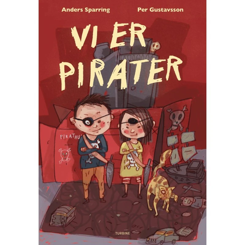 Vi er pirater – børnebog af Anders Sparring