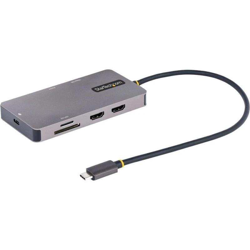 StarTech USB-C Multiport Adapter – Dual HDMI 4K60, 100W