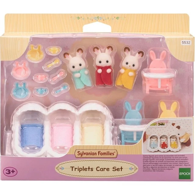 Sylvanian Families Chokoladekanin Trillinge Sæt – Starter