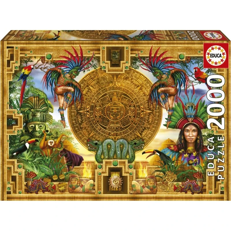 Educa Aztec Mayan Montage – 2000 brikker puslespil