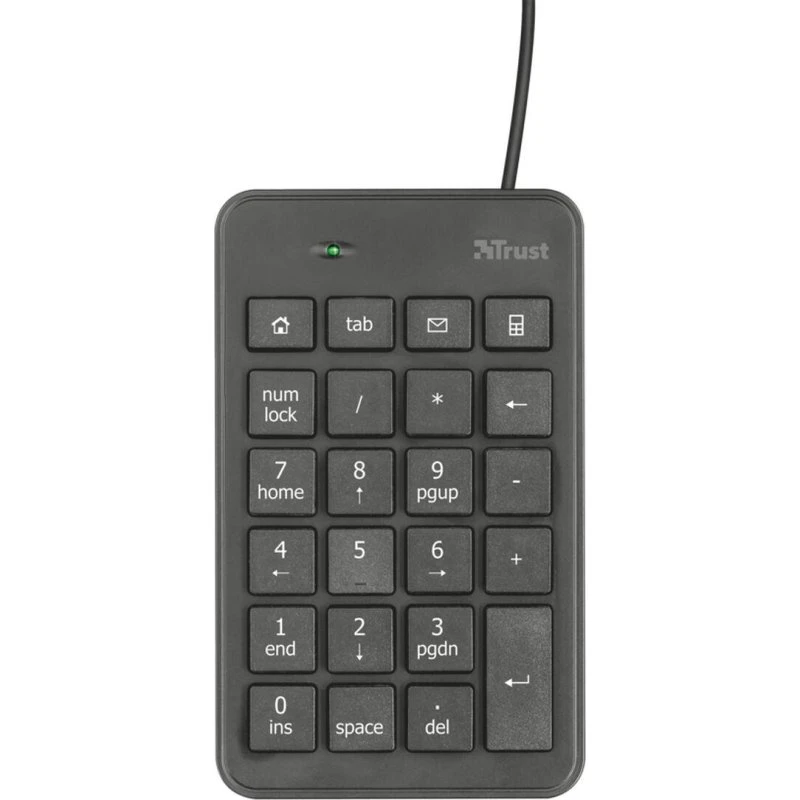 Trust Xalas 22221 USB numerisk tastatur (sort)