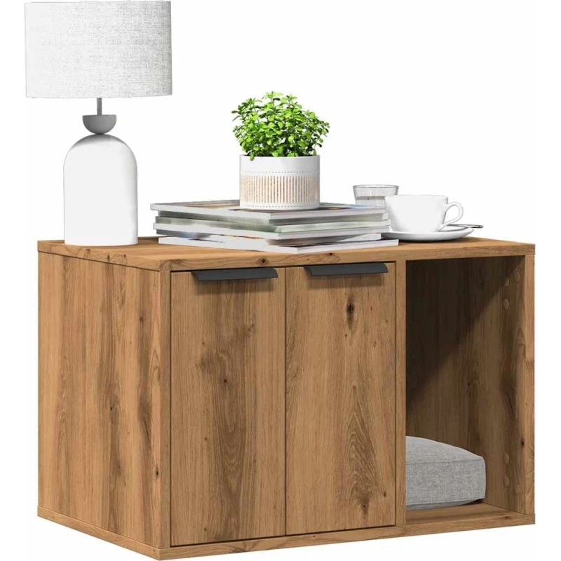 Toiletskjuler til kattebakke 60x40x40 cm – kunsteg