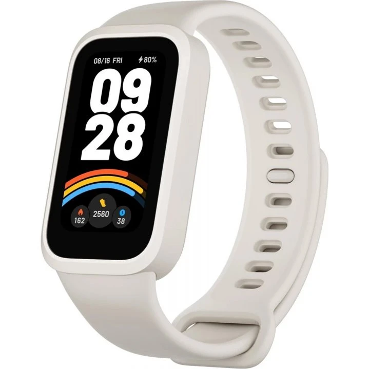 Xiaomi Smart Band 9 Active – Beige/Hvid, 1,47"