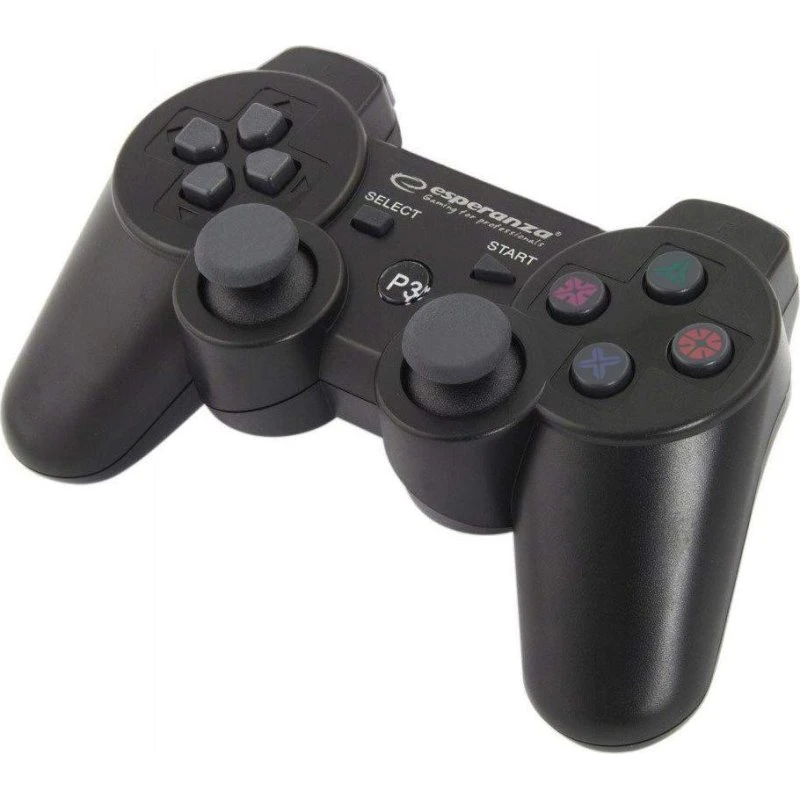 Esperanza GX700 Bluetooth-controller til PS3 (Sort)