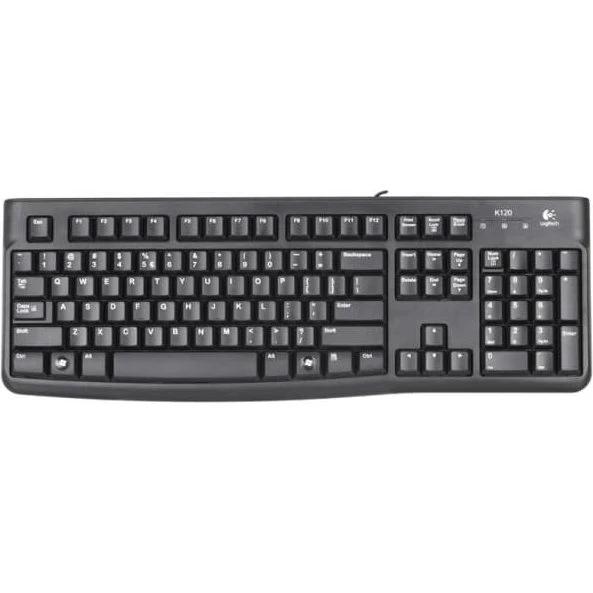 Logitech K120 kablet USB-tastatur (US, fuld størrelse)