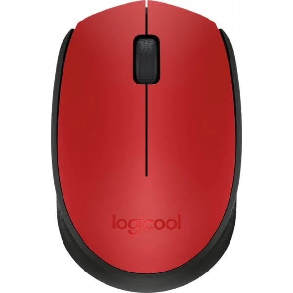 Logitech M171 trådløs mus, rød