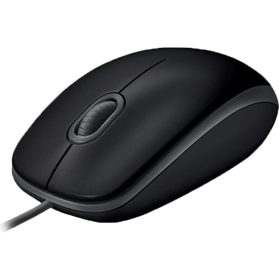 Logitech B110 Silent – kablet optisk mus (sort)