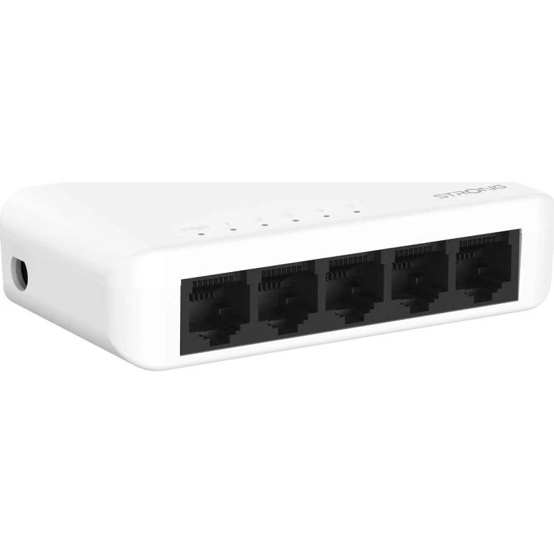 Strong SW5000P 5-ports Gigabit switch (hvid)