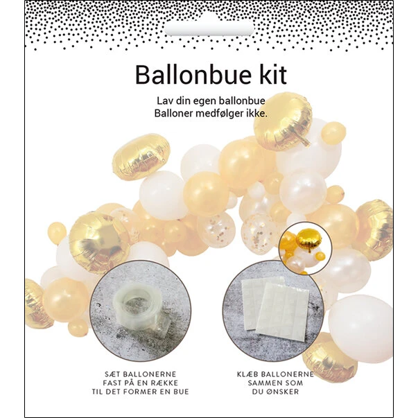 Ballonbue kit med 5 m plastwire og 40 limdots