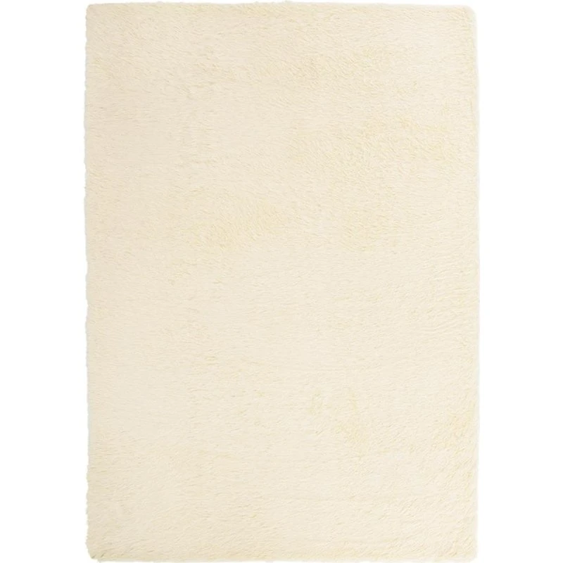 Shaggy tæppe NAVARRA 240x340 cm høj luv creme