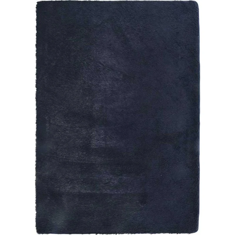 Shaggy tæppe Navarra 240x340 cm - polyester, marineblå