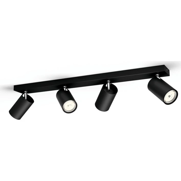 Philips myLiving Kosipo 4-spot sort (GU10)