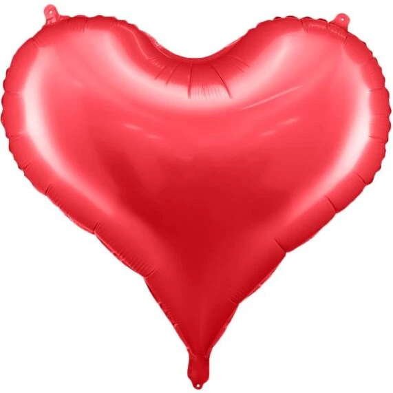 Rød Hjerte Folieballon 61 cm