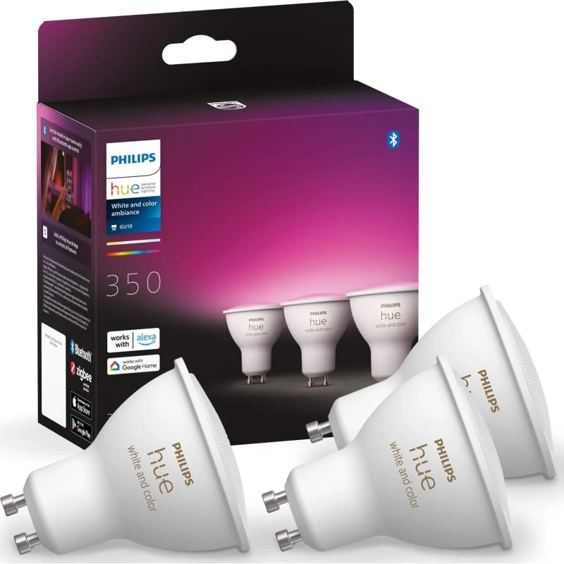 Philips Hue White & Color Ambiance GU10 3-pak