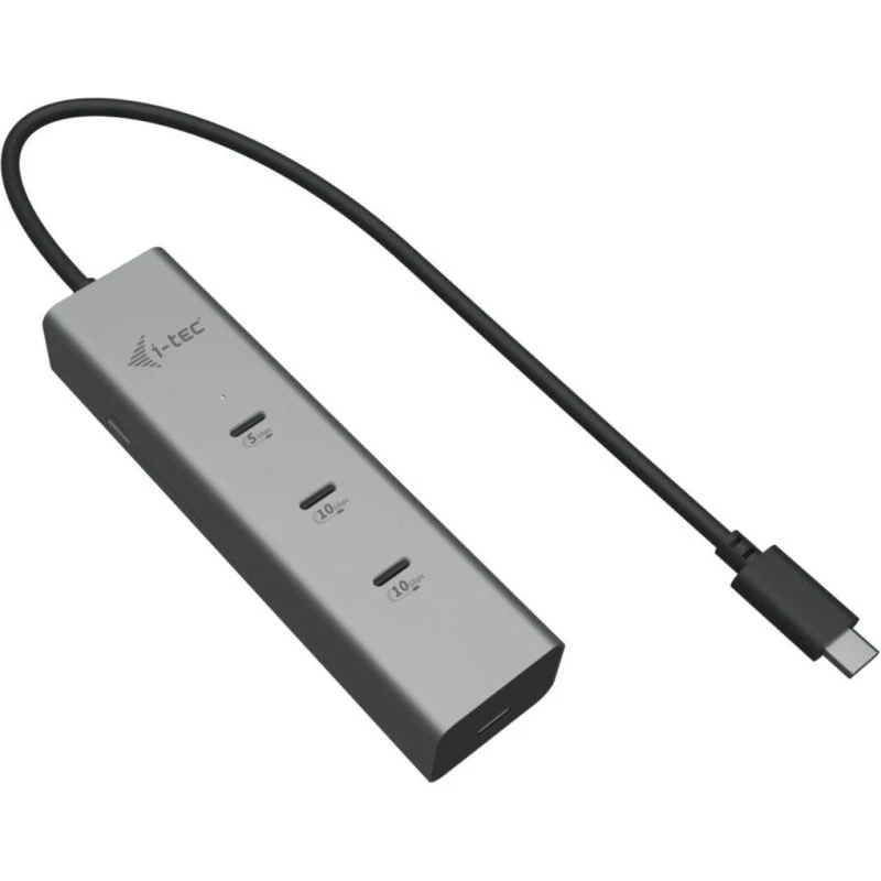 i-Tec Metal USB-C Hub 5-porte, 8K & 85W PD - Sølv