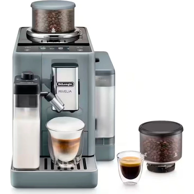De'Longhi Rivelia EXAM440.55.G helautomatisk kaffemaskine, stengrå