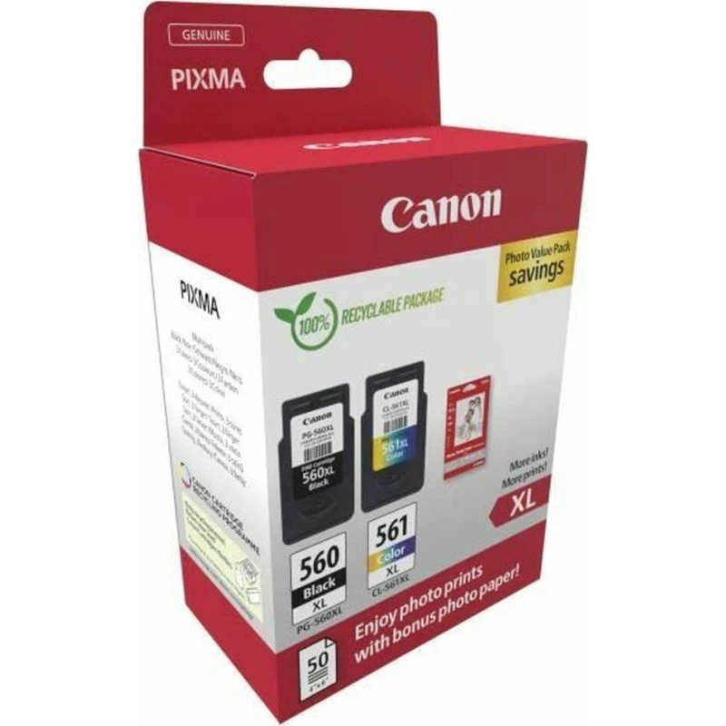 Canon PG-560XL/CL-561XL Photo Value Pack med fotopapir